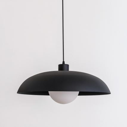 Lustr na lanku ECLIPSE 1xE27/15W/230V černá