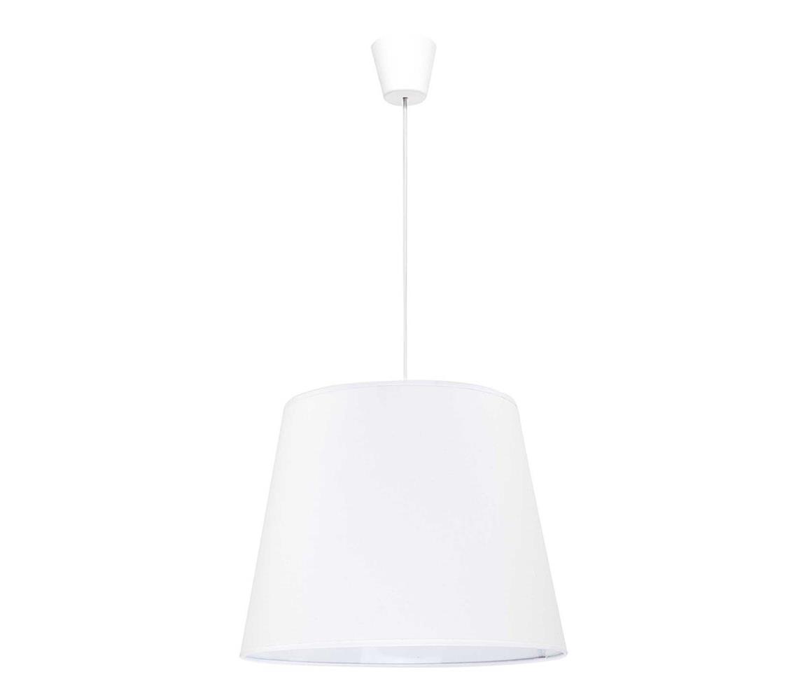 Duolla Lustr na lanku ECO 1xE27/40W/230V bílá DU8308