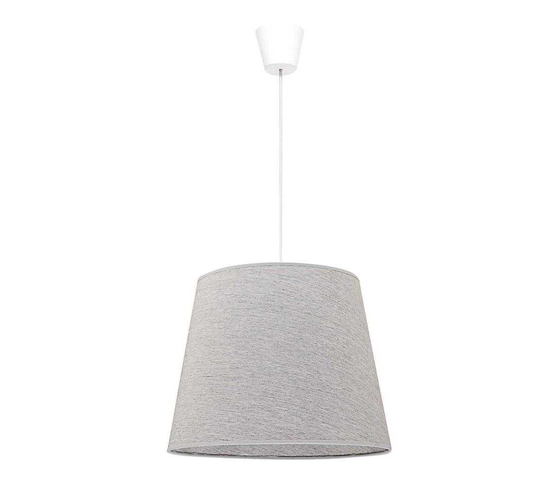 Duolla Lustr na lanku ECO 1xE27/40W/230V šedá DU8203
