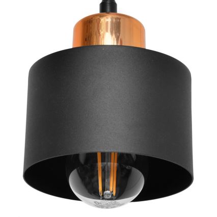 Lustr na lanku EDISON 3xE27/15W/230V