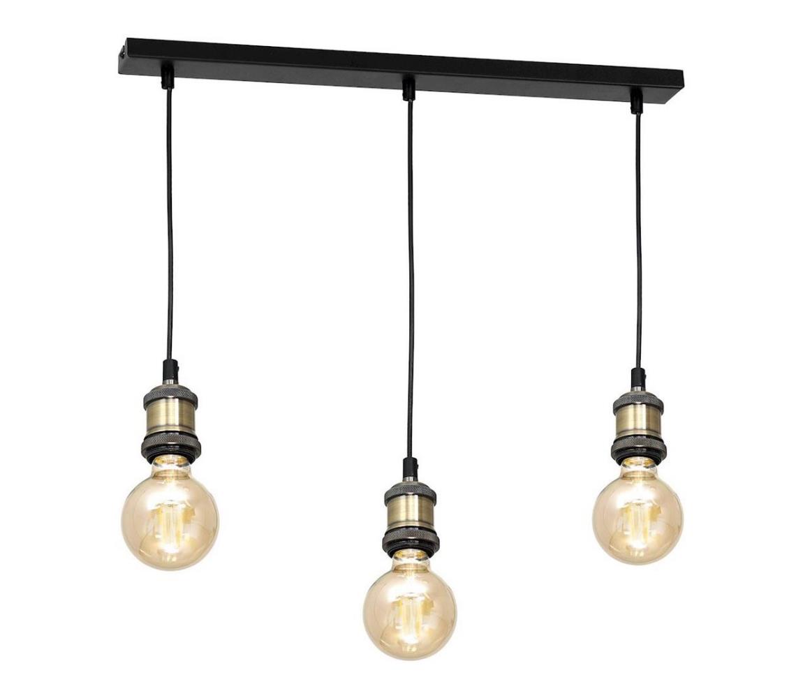 Milagro Lustr na lanku EDISON 3xE27/60W/230V MI0975