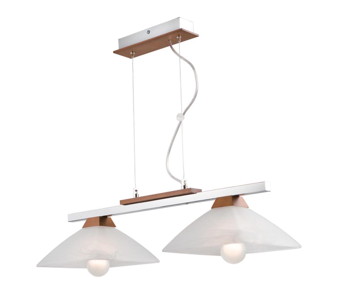 Lamkur Lustr na lanku ELA 2xE27/60W/230V LA13640