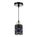 Lustr na lanku ELEN 1xE27/35W/230V černá/zlatá