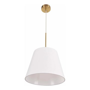 Lustr na lanku ELENA 1xE27/20W/230V bílá