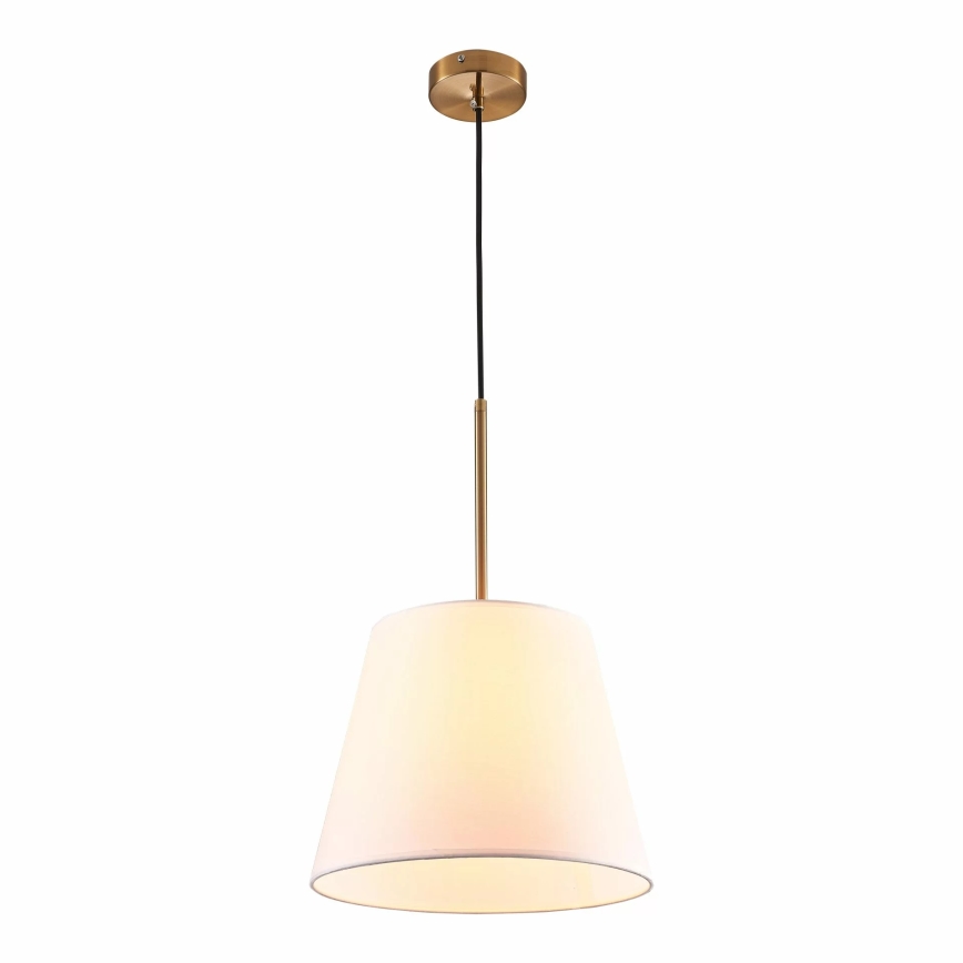 Lustr na lanku ELENA 1xE27/20W/230V bílá