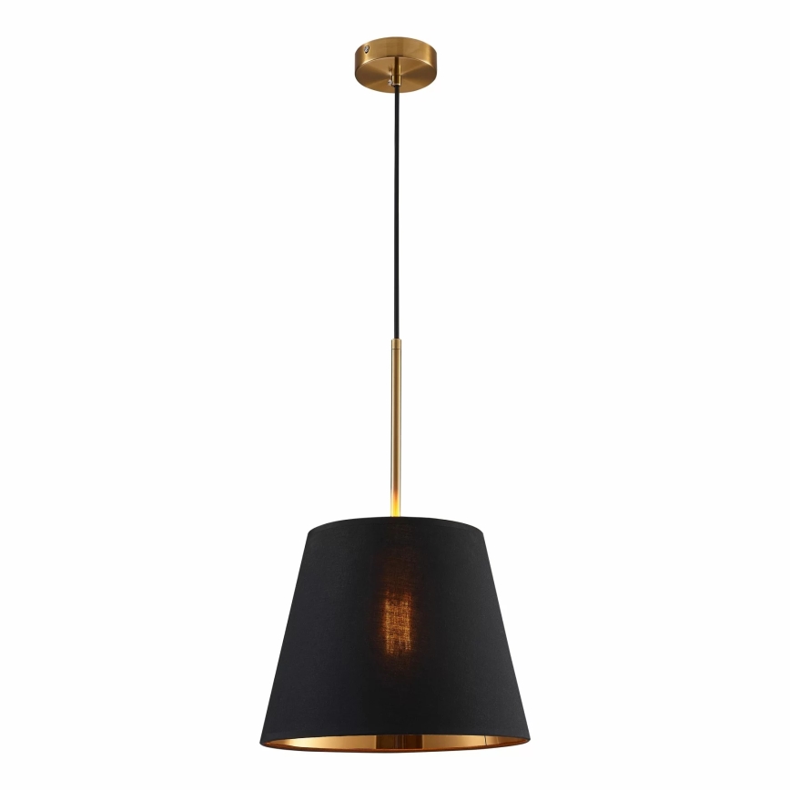 Lustr na lanku ELENA 1xE27/20W/230V černá