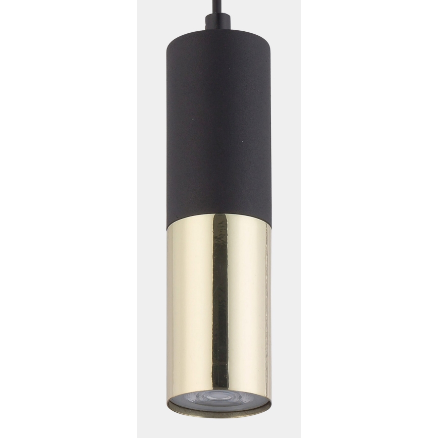 Lustr na lanku ELIT 1xGU10/10W/230V černá