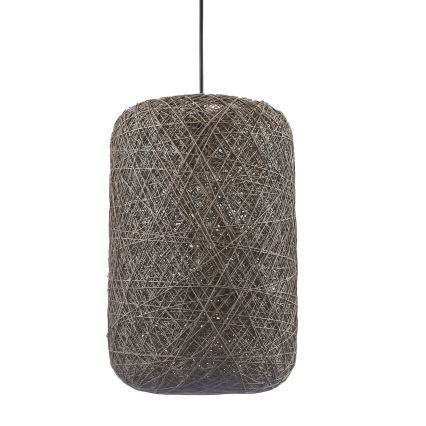 Lustr na lanku ELLEN 1xE27/20W/230V pr. 30 cm antracit