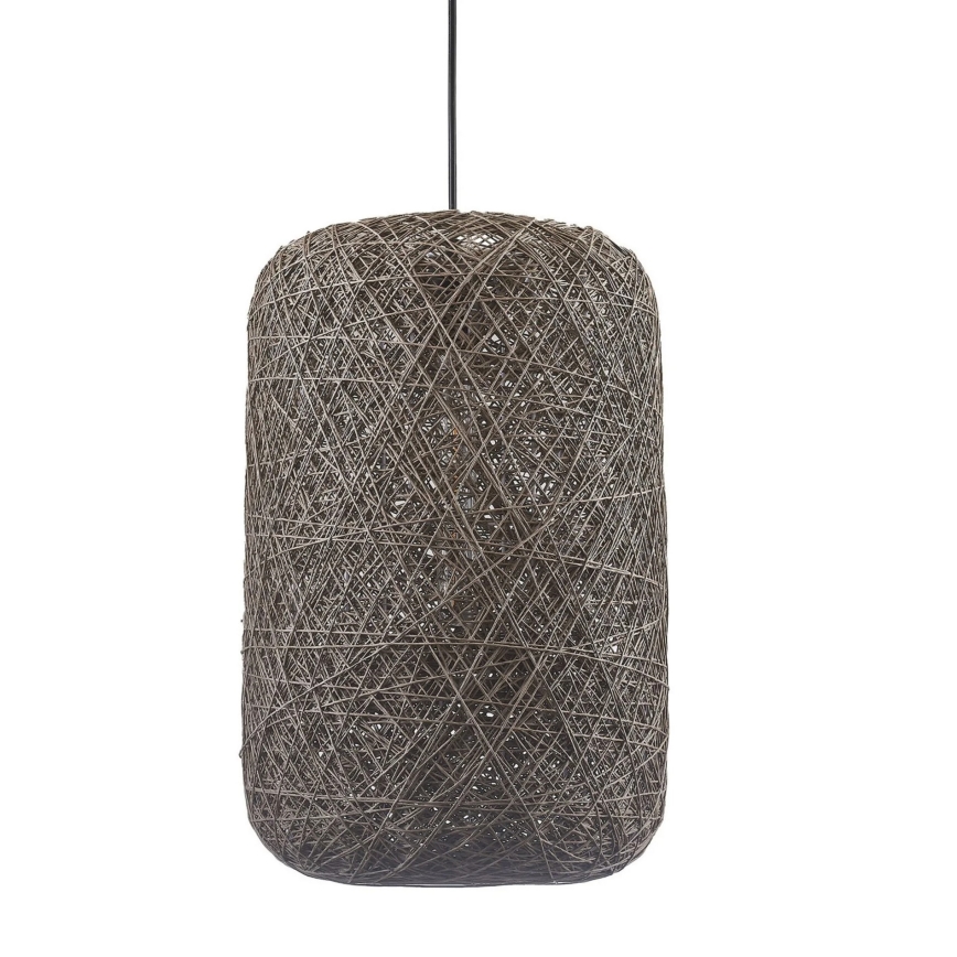Lustr na lanku ELLEN 1xE27/20W/230V pr. 30 cm antracit