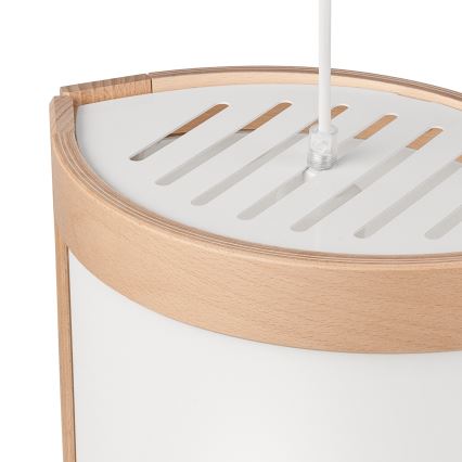 Lustr na lanku ELODIE 1xE27/60W/230V dub