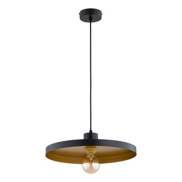Lustr na lanku ETERI 1xE27/15W/230V černá/zlatá
