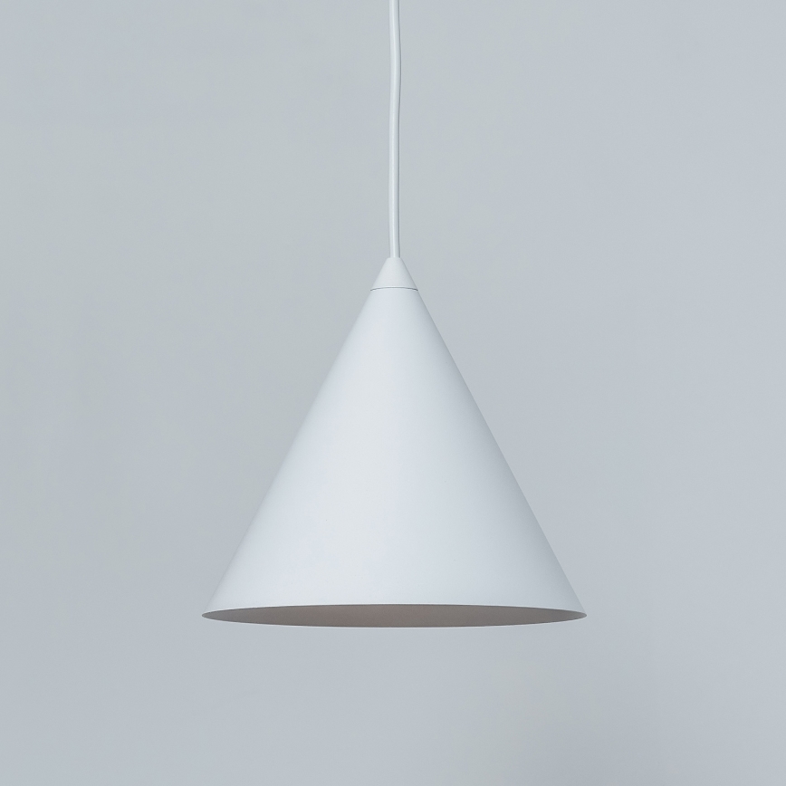 Lustr na lanku ETNA 1xE27/15W/230V pr. 18,5 cm bílá
