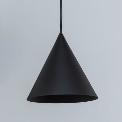 Lustr na lanku ETNA 1xE27/15W/230V pr. 18,5 cm černá