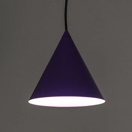 Lustr na lanku ETNA 1xE27/15W/230V pr. 18,5 cm fialová