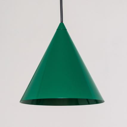 Lustr na lanku ETNA 1xE27/15W/230V pr. 18,5 cm zelená
