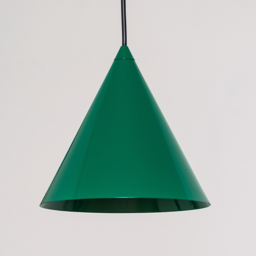 Lustr na lanku ETNA 1xE27/15W/230V pr. 18,5 cm zelená