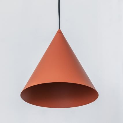 Lustr na lanku ETNA 1xE27/15W/230V pr. 25 cm oranžová