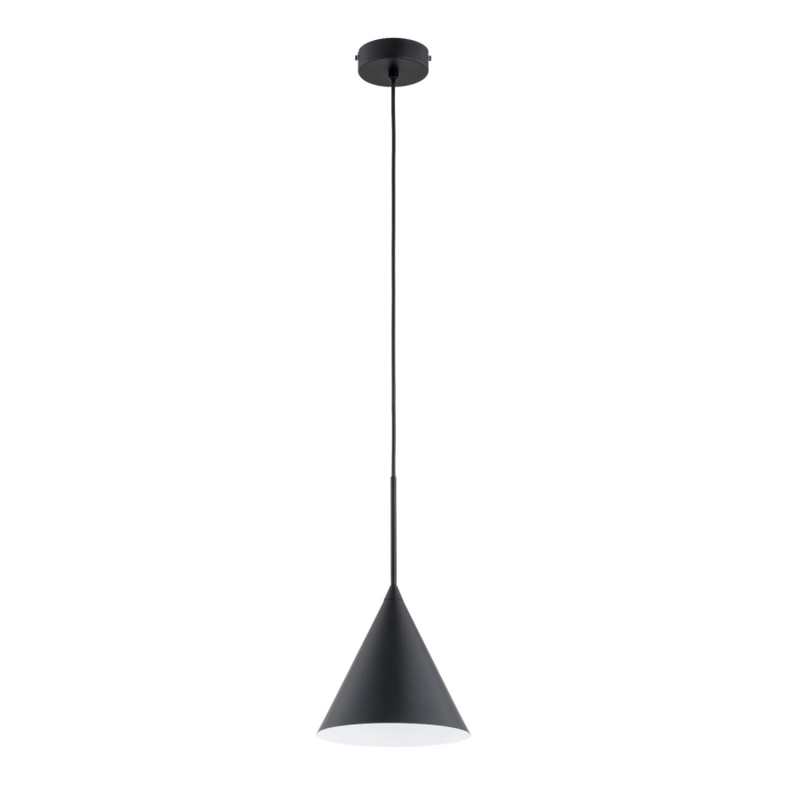 Lustr na lanku FABO 1xE27/15W/230V černá