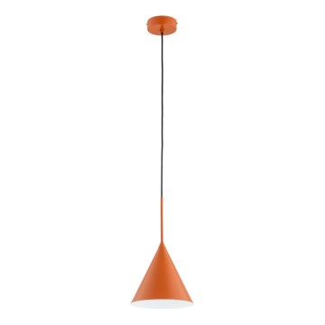 Lustr na lanku FABO 1xE27/15W/230V měděná