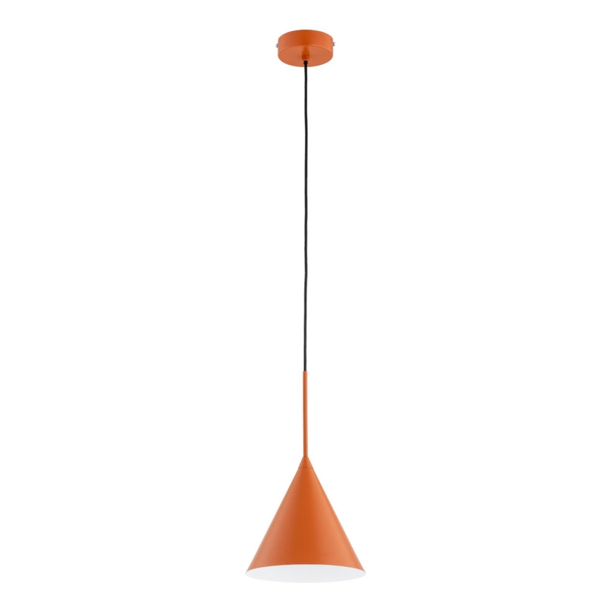 Lustr na lanku FABO 1xE27/15W/230V měděná
