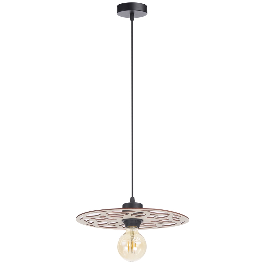 Lustr na lanku FALCO 1xE27/60W/230V pr. 30 cm béžová