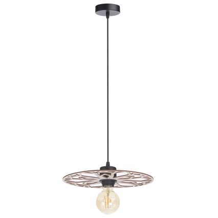 Lustr na lanku FALCO 1xE27/60W/230V pr. 30 cm béžová