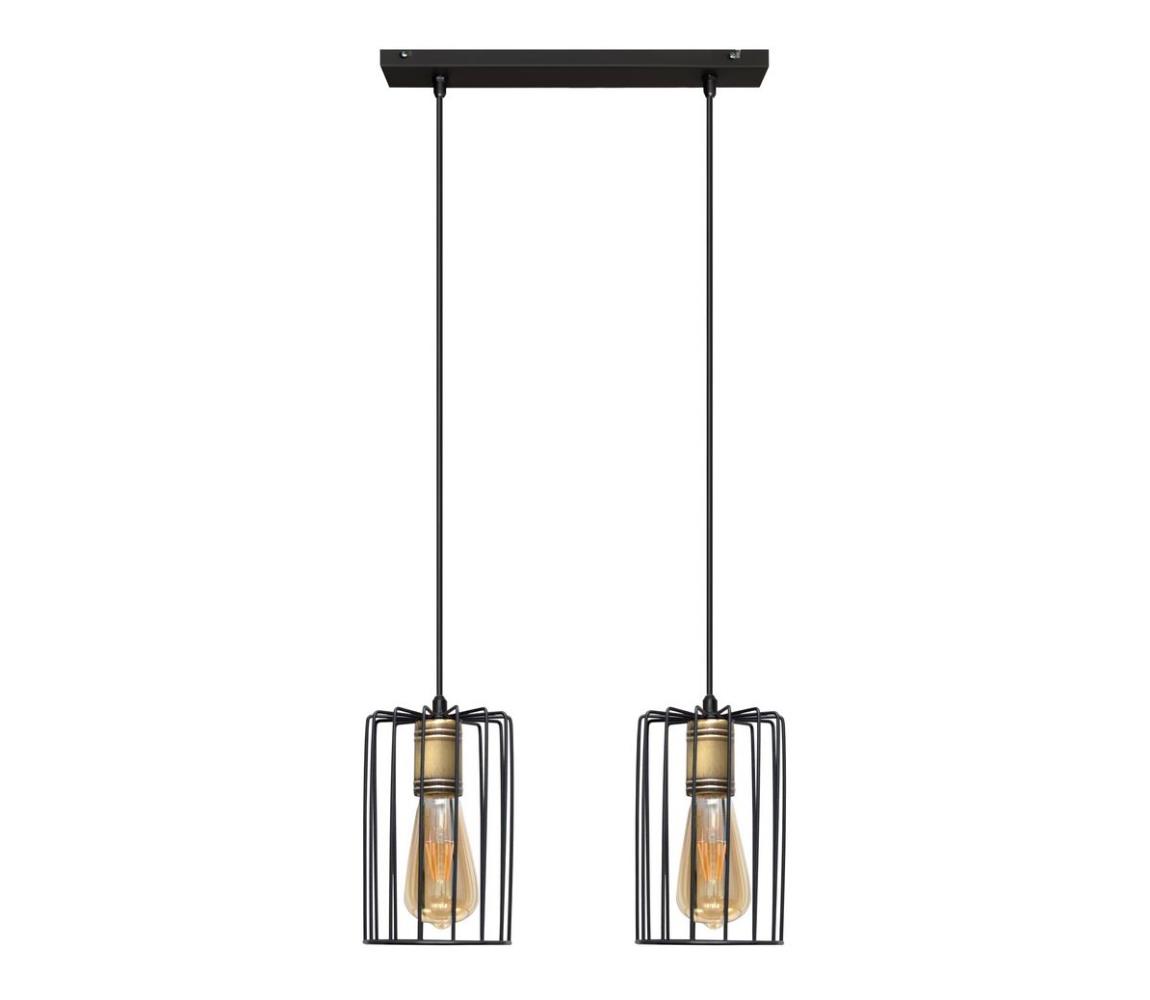 Helam Lustr na lanku FARGO 2xE27/60W/230V HE0746