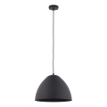Lustr na lanku FARO 1xE27/60W/230V černá