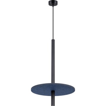 Lustr na lanku FELTRO 1xG9/8W/230V černá/modrá