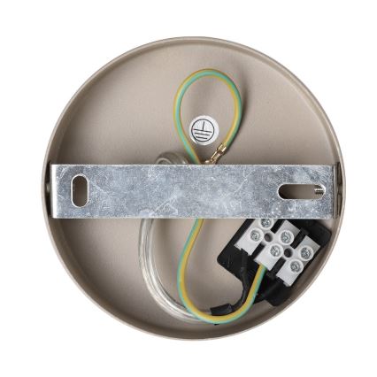 Lustr na lanku FERRO 1xE27/15W/230V šedá