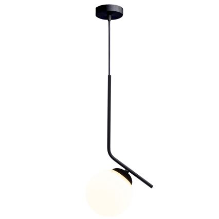 Lustr na lanku FIRA 1xE27/60W/230V černá
