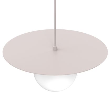 Lustr na lanku FLAT 1xE27/15W/230V krémová