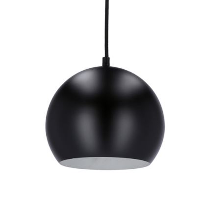 Lustr na lanku FLEN 1xE27/40W/230V pr. 20 cm černá