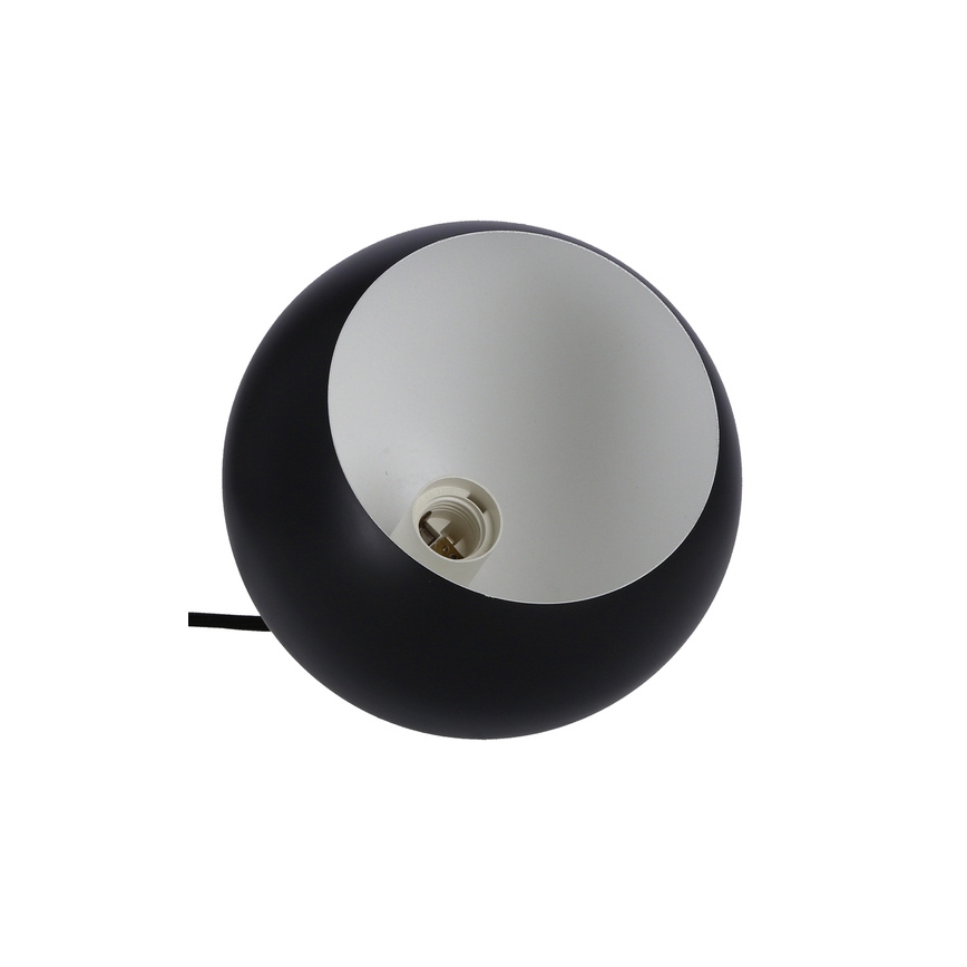 Lustr na lanku FLEN 1xE27/40W/230V pr. 20 cm černá