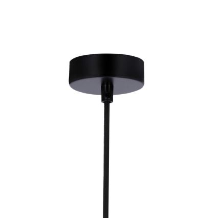 Lustr na lanku FLEN 1xE27/40W/230V pr. 20 cm černá