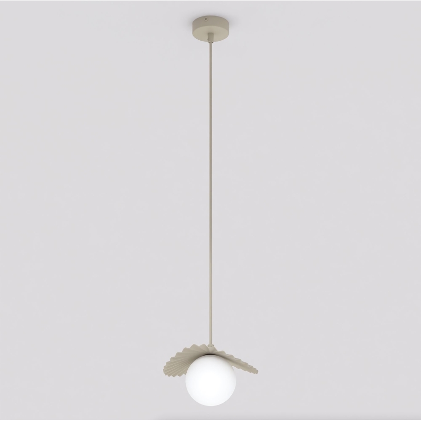 Lustr na lanku FLORA 1xG9/8W/230V béžová