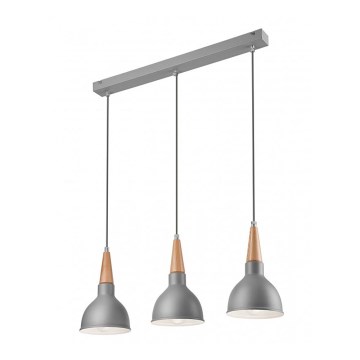 Lustr na lanku FRANCESCA 3xE27/60W/230V