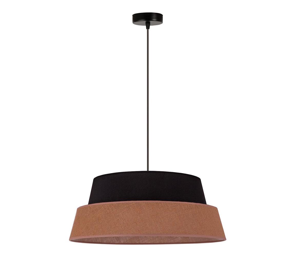 Duolla Lustr na lanku GALAXY 1xE27/15W/230V hnědá/černá DU602723
