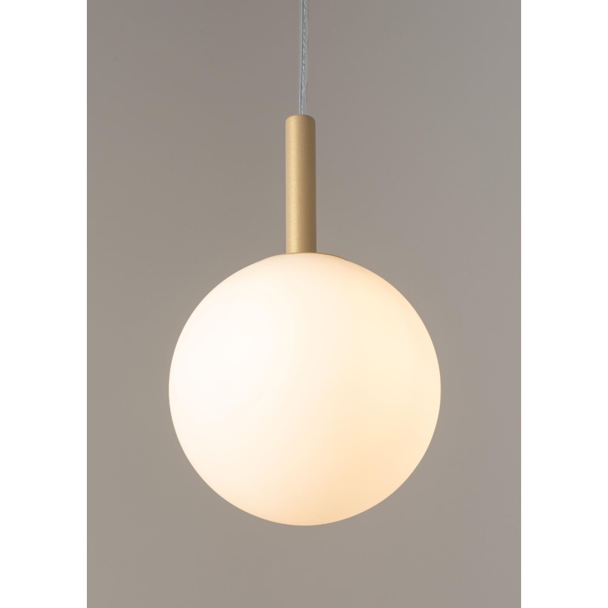 Lustr na lanku GAMA 1xG9/12W/230V zlatá