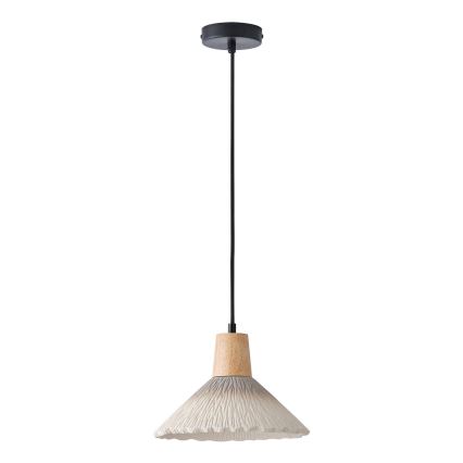 Lustr na lanku GESSO 1xE27/15W/230V krémová