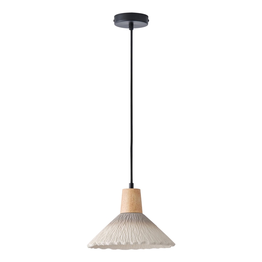 Lustr na lanku GESSO 1xE27/15W/230V krémová