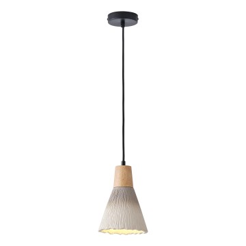 Lustr na lanku GESSO 1xE27/15W/230V krémová