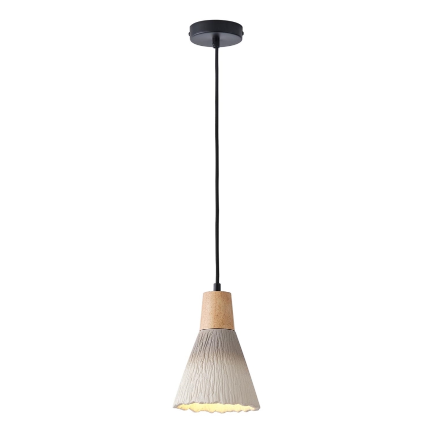 Lustr na lanku GESSO 1xE27/15W/230V krémová