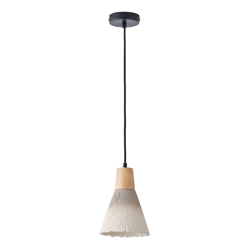 Lustr na lanku GESSO 1xE27/15W/230V krémová