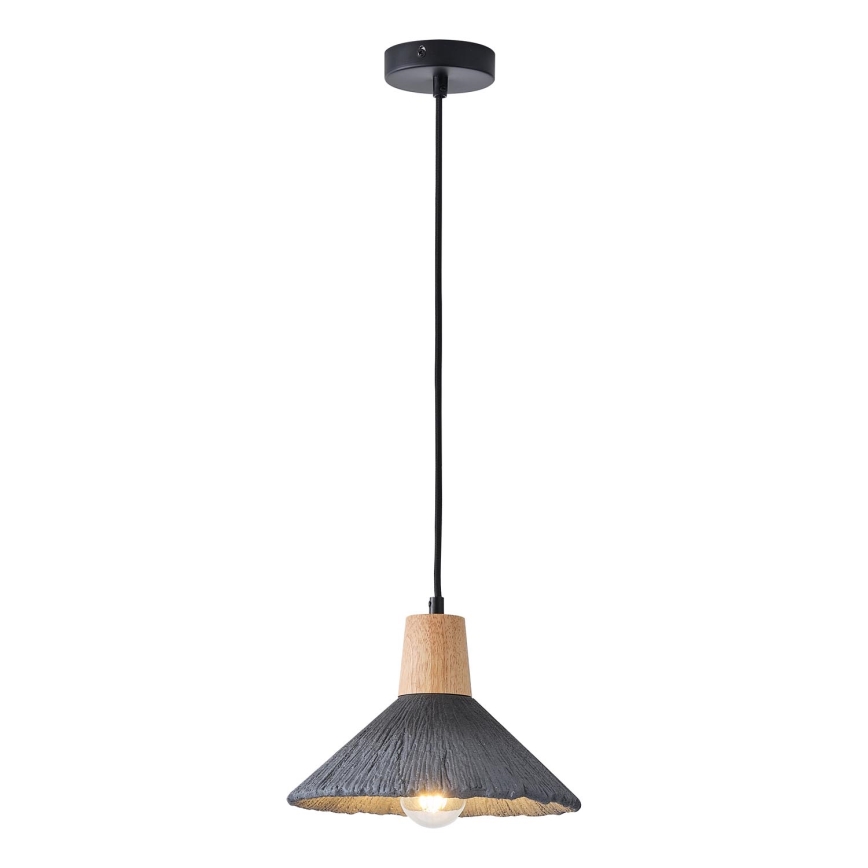 Lustr na lanku GESSO 1xE27/15W/230V šedá