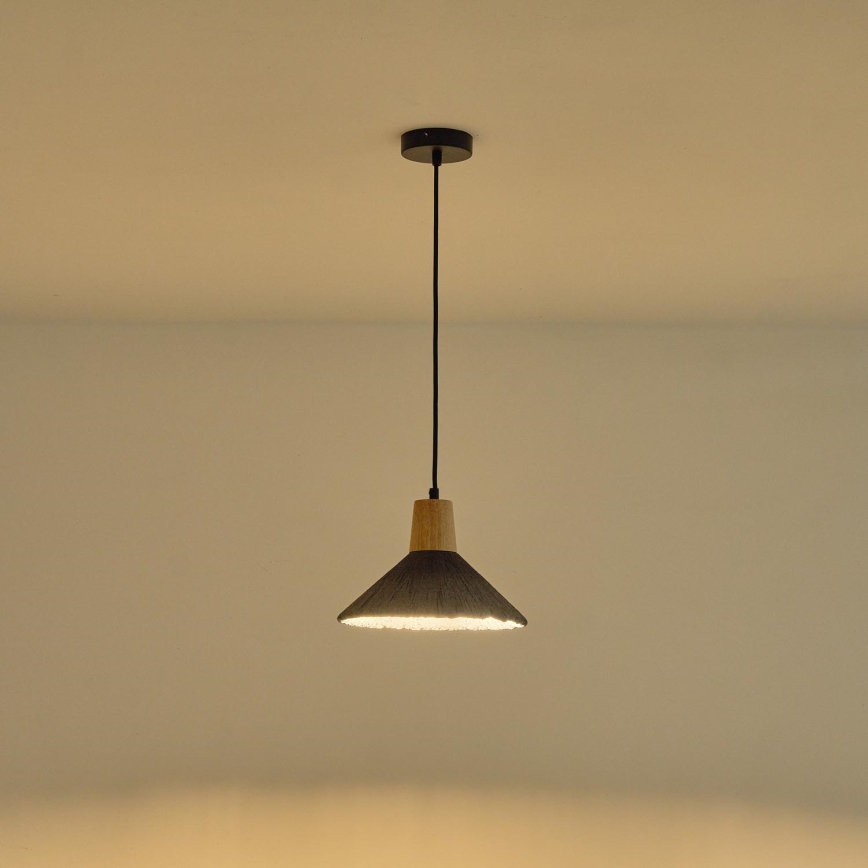 Lustr na lanku GESSO 1xE27/15W/230V šedá