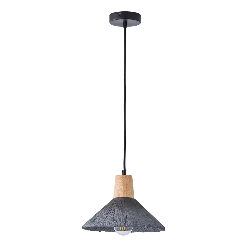 Lustr na lanku GESSO 1xE27/15W/230V šedá