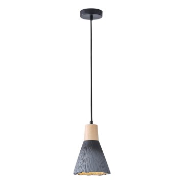 Lustr na lanku GESSO 1xE27/15W/230V šedá