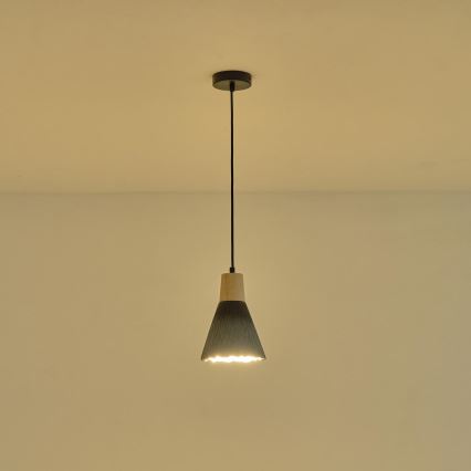 Lustr na lanku GESSO 1xE27/15W/230V šedá