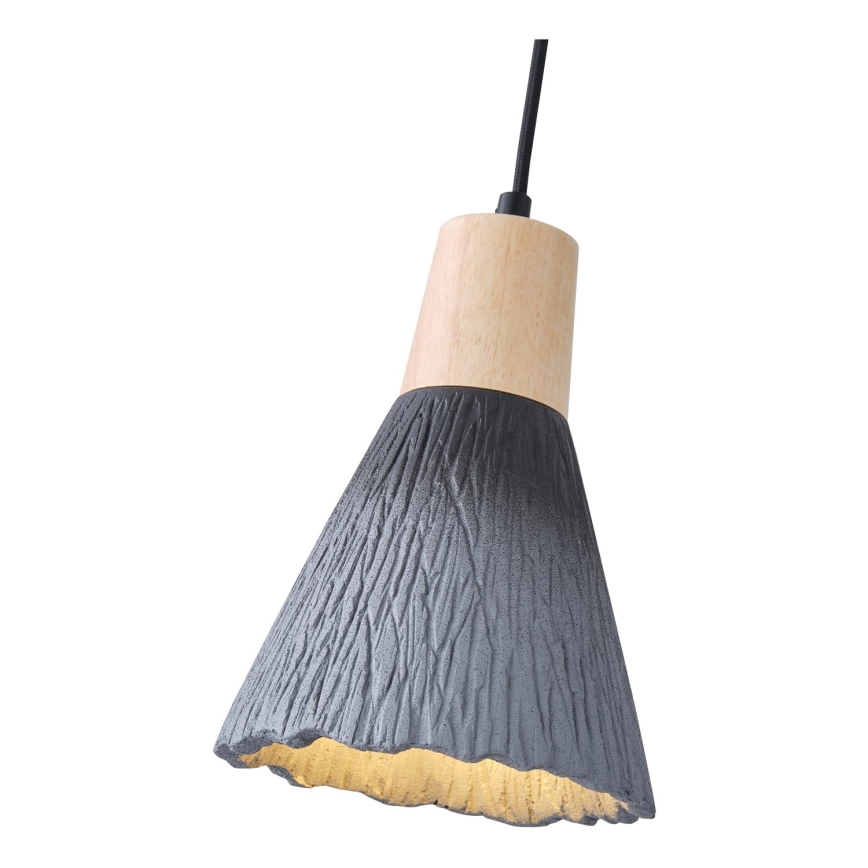Lustr na lanku GESSO 1xE27/15W/230V šedá